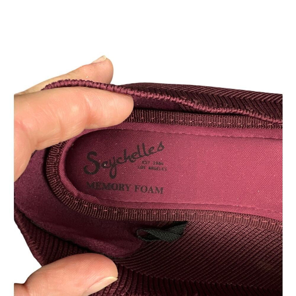 NWOT Seychelles Memory Foam Berry Flats Size 10 - Picture 7 of 7